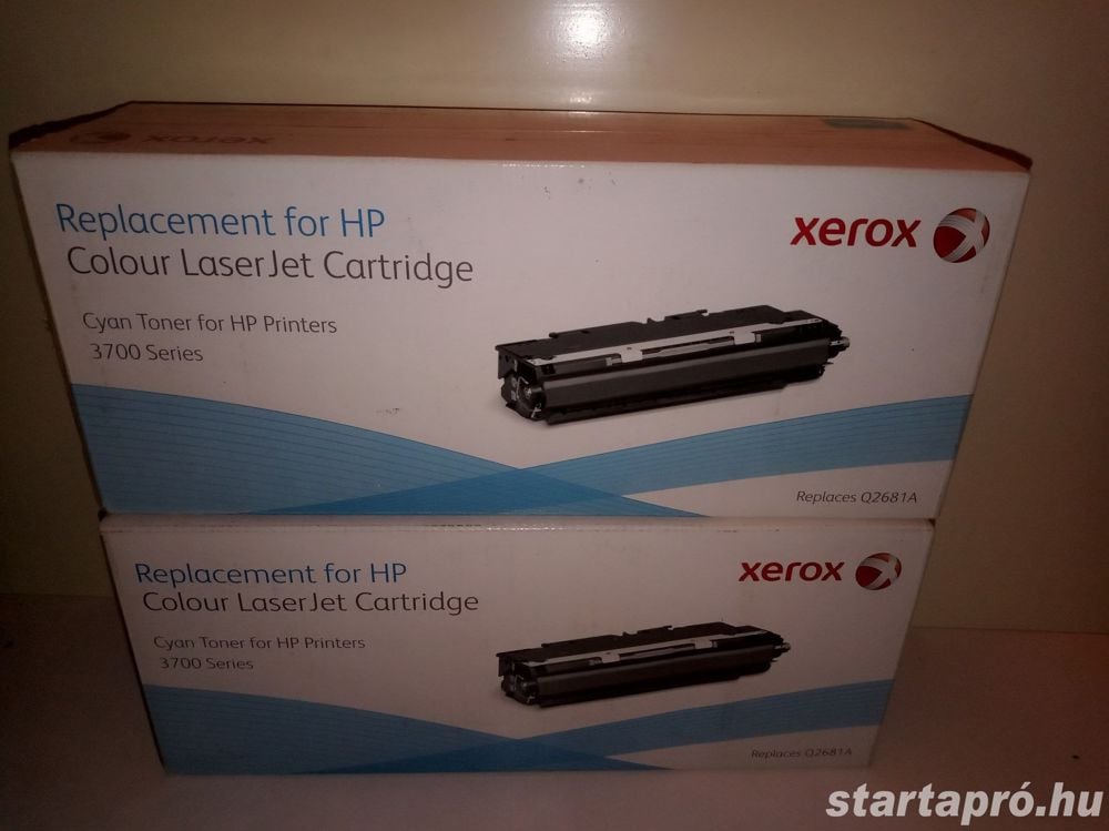 XEROX Q2681A toner utángyártott HP3700 Cyan