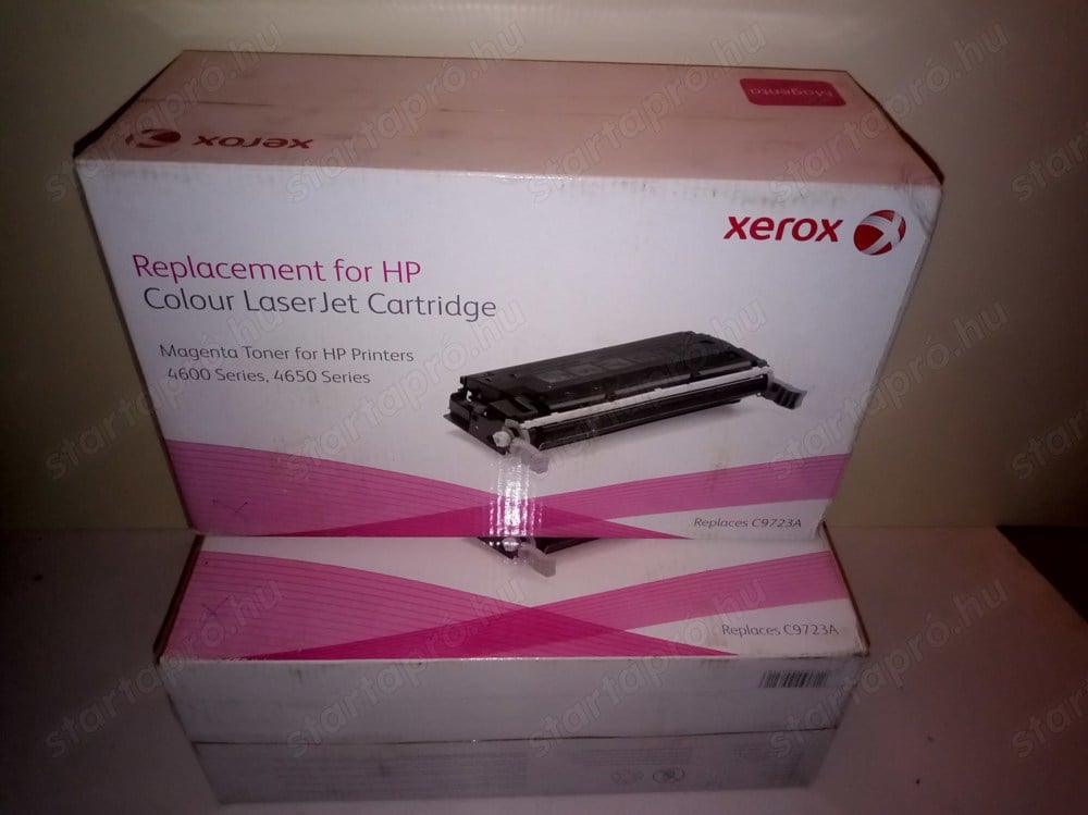 Xerox C9723A toner utángyártott HP4600 HP4650 AO297 magenta