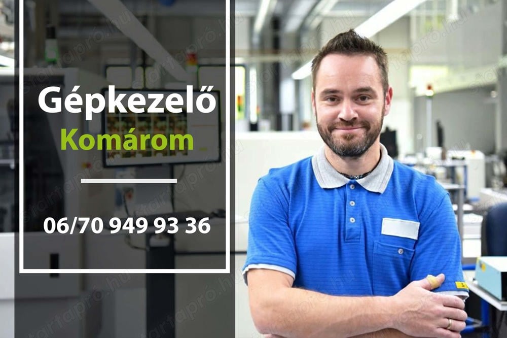 Komáromi munkalehetőség! Nettó 400.000 forint!