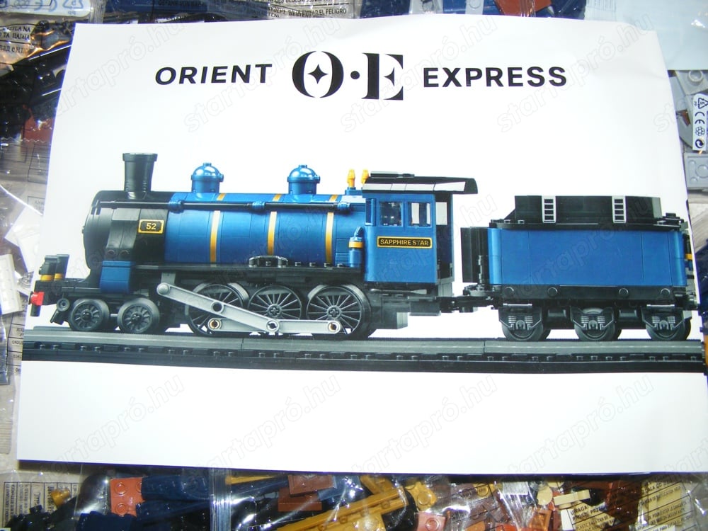 Lego komp. Ideas Creator Train 21344 Az Orient Express vonat 2540db Lepin ÚJ