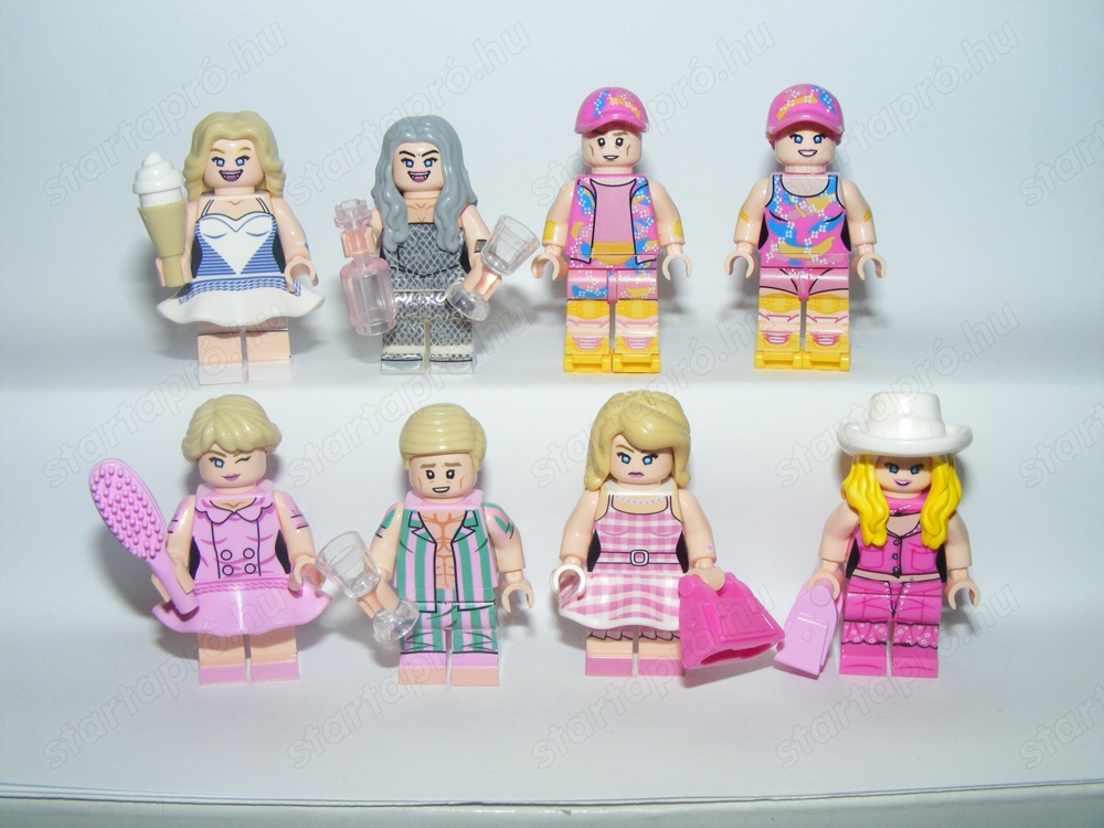 Lego Barbie figurák Barbi Ken figura 8db ÚJ