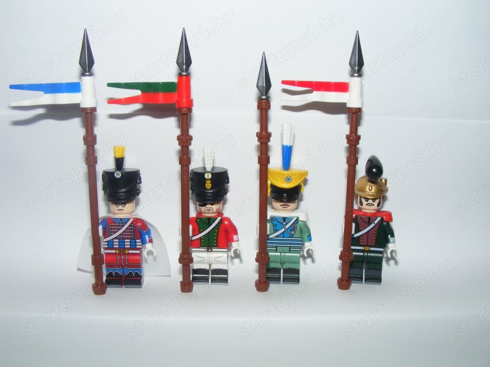 Lego Napóleon Napóleoni háborúk Szász Bajor Francia Egyiptomi könnyűlovas katona ÚJ