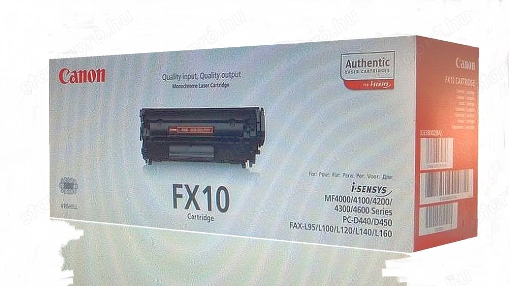 Canon FX10 eredeti fax toner, Canon FX-10 toner  = 7620.-Ft