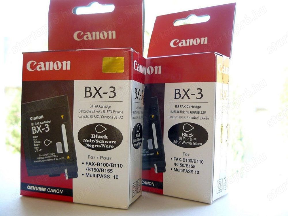 Canon BX-3 eredeti tintapatron ; canon BX3 faxpatron = 4.994.-Ft