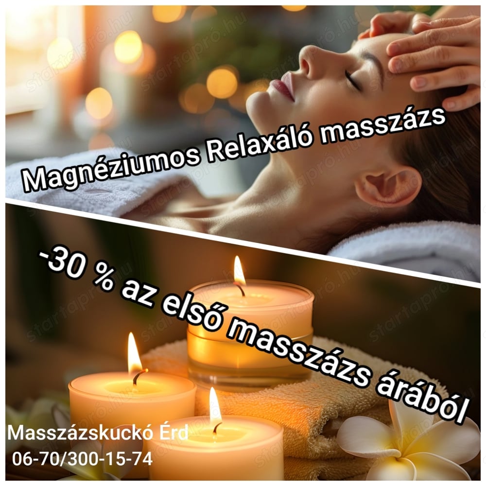 Magnéziumos Stresszoldó masszázs