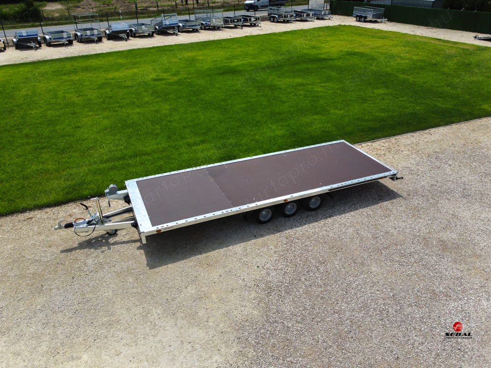 Új Martz GT PLATEAU (3500kg) autószállító utánfutó 2.990.000 Ft helyett br. 2.690.000 Ft