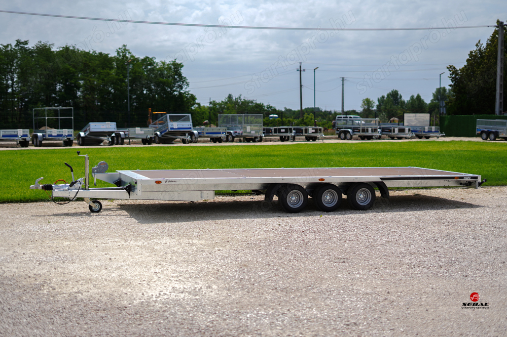 Új SEBAL - GT PLATEAU 600 (3500 kg) autószállító utánfutó CSAK 2.879.000 Ft