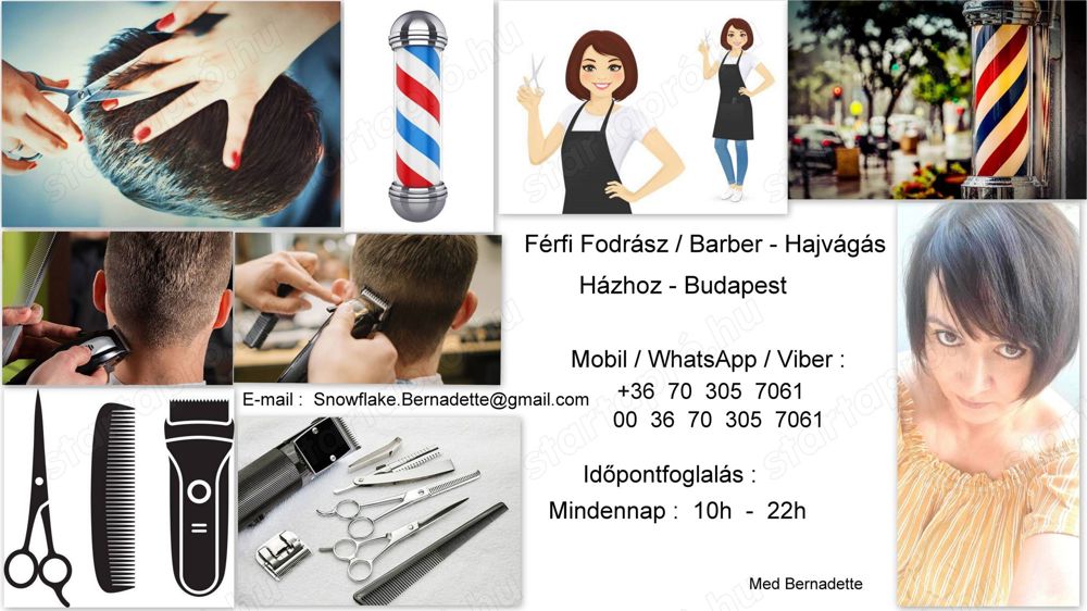 Fodrász -- Barber Házhoz Budapest összes kerületeibe 