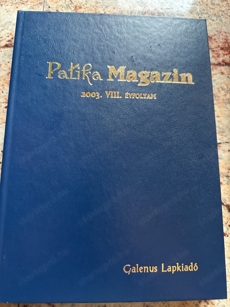 Patika Magazin bekötött példányok