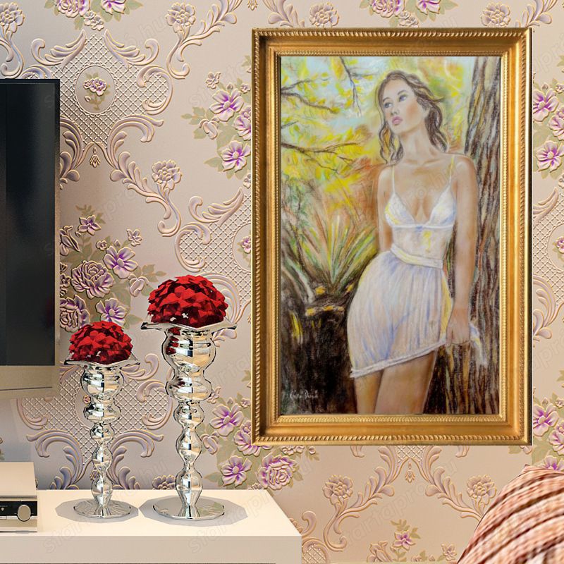 Az őszi erdő fái között. Czakó Dezső kortárs festőművész alkotása