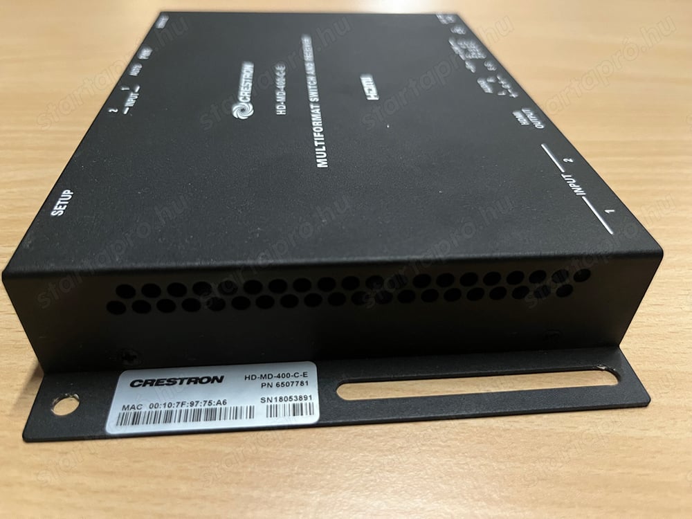 Crestron HD-MD-400-C-E switch and receiver - adó-vevő