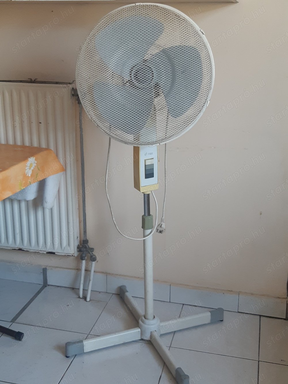 Dyras TS-216S álló ventilátor 3 sebességes 46cm kosár működő