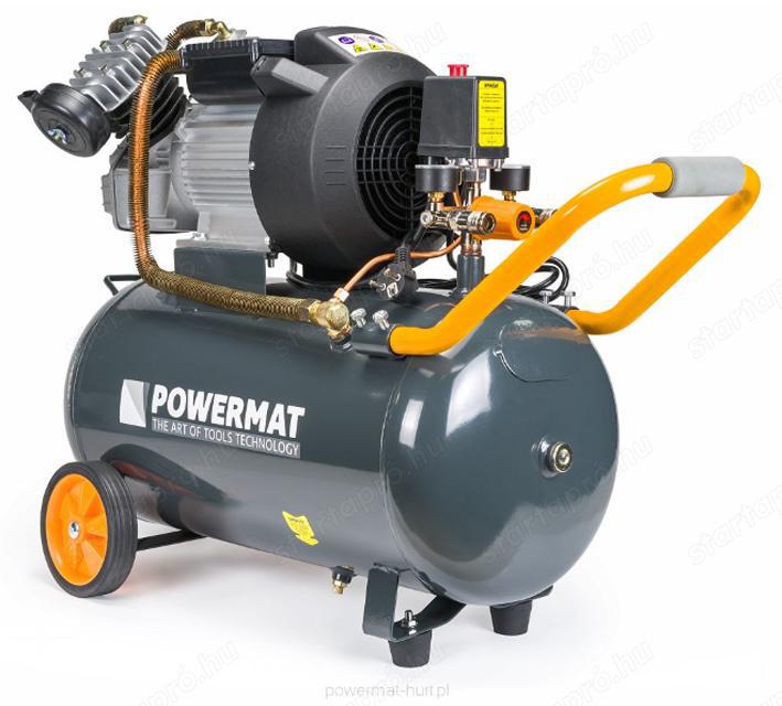 A legerősebb Powermat levegő kompresszor, 392 liter percenként, 2200 Watt, 8 bar, új, 2 év garancia