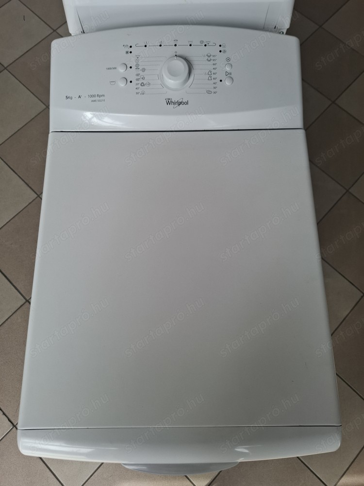 Felújított Whirlpool AWE 50210 Felültöltős Mosógép [HFV636] 6 hónap garanciával