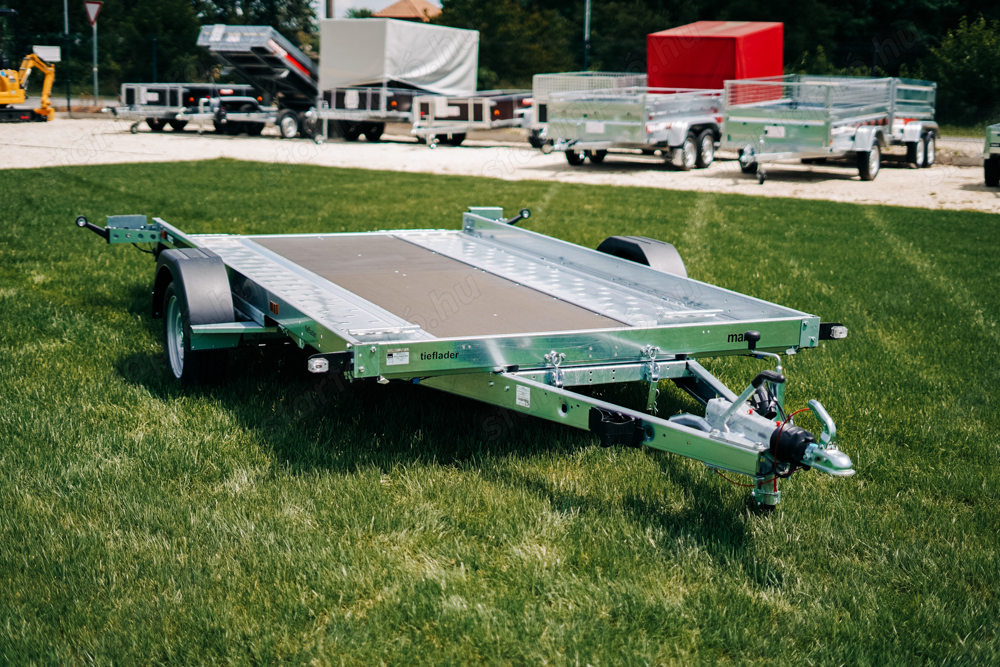 Új SEBAL - Tieflader 350 autószállító utánfutó (1800kg) akciósan CSAK 1.199.000 Ft