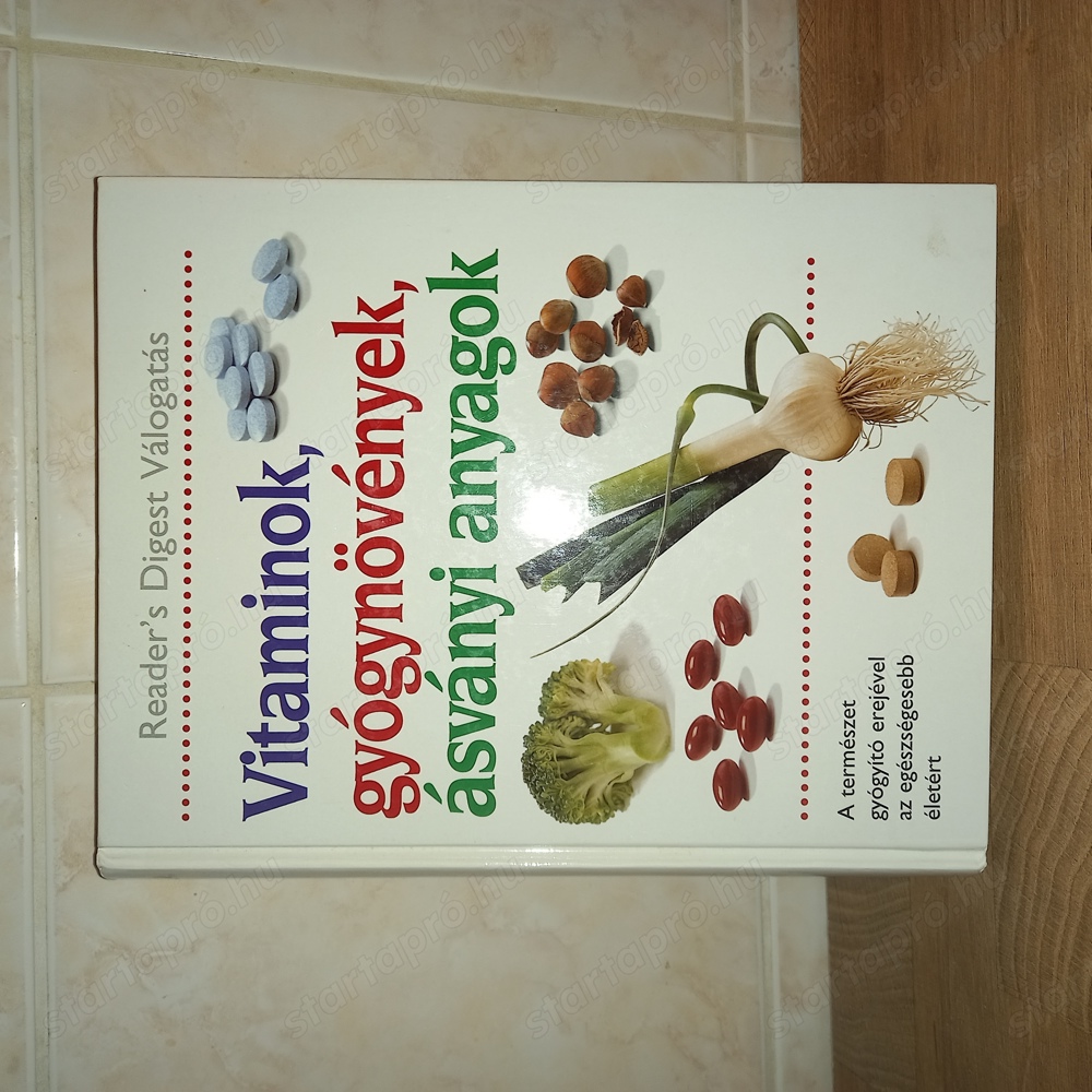 Readers Digest: Vitaminok, gyógynövények, ásványi anyagok című könyv eladó, ÚJ!