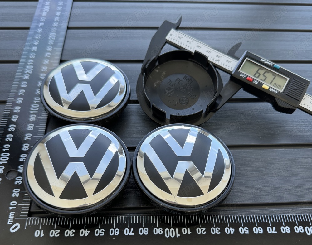 Új VW Volkswagen 76mm Felni Alufelni Kupak Közép Felnikupak Felniközép Embléma 7L6601149