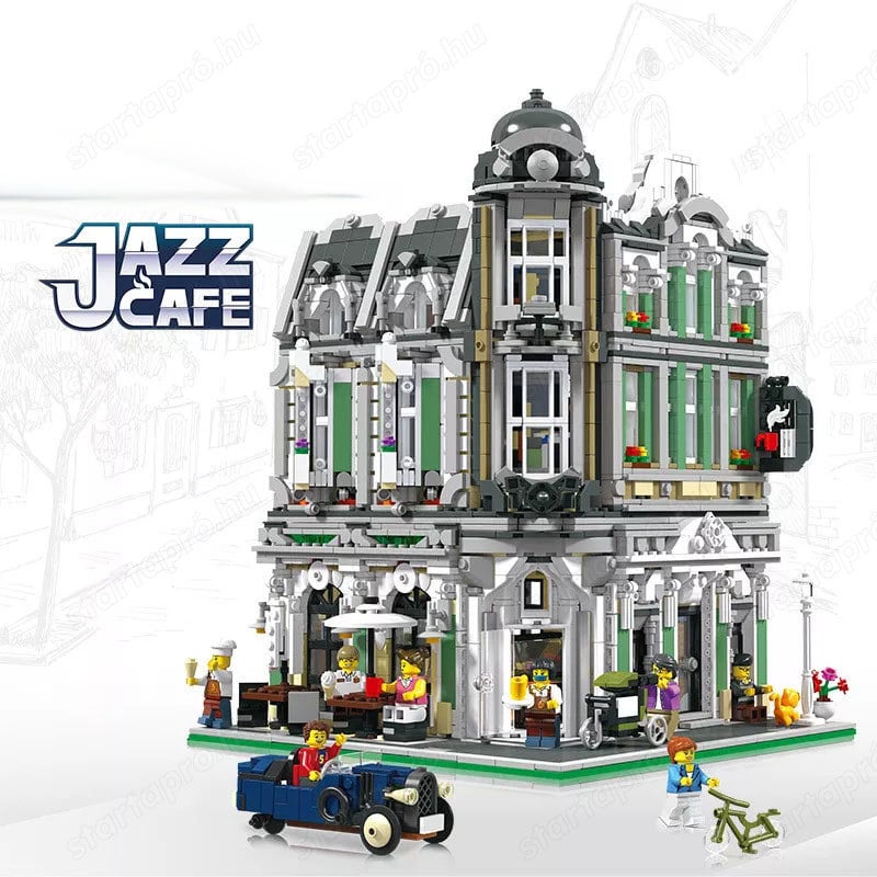 Lego komp. Creator Icons Jazz Cafe Corner Moduláris Ház Iroda 3369db LEPIN ÚJ