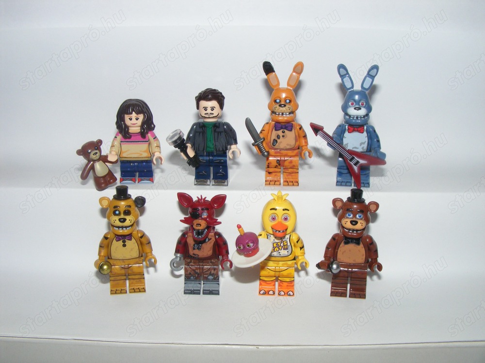 Lego FNAF Five Nights at Freddy 's figurák Abby Mike Spring Bonny Golden Freddy Chica Foxy figura ÚJ