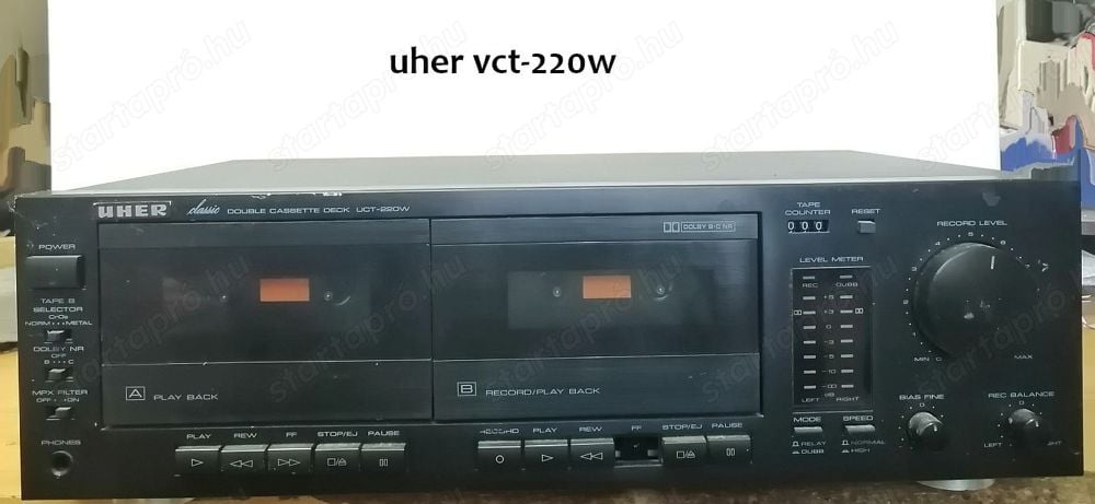 Uher Classic Double Cassette Deck UCT-220W 1989. hibás