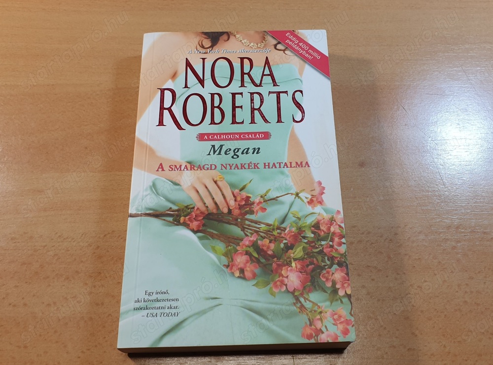 Nora Roberts - A smaragd nyakék hatalma c. könyv eladó