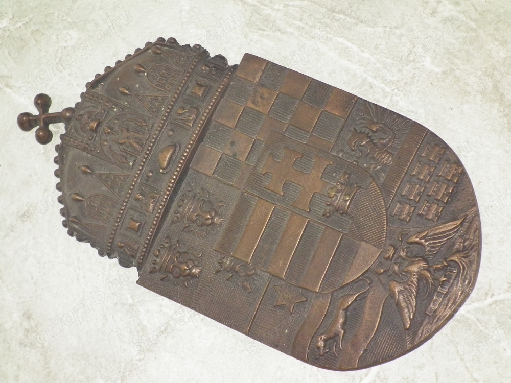 Történelmi Magyarország Magyar címer vörösréz vagy bronz nr.22