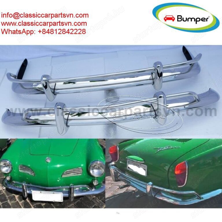 VW Karmann Ghia US Export style bumpers year (1967-1969) by stainless steel new 