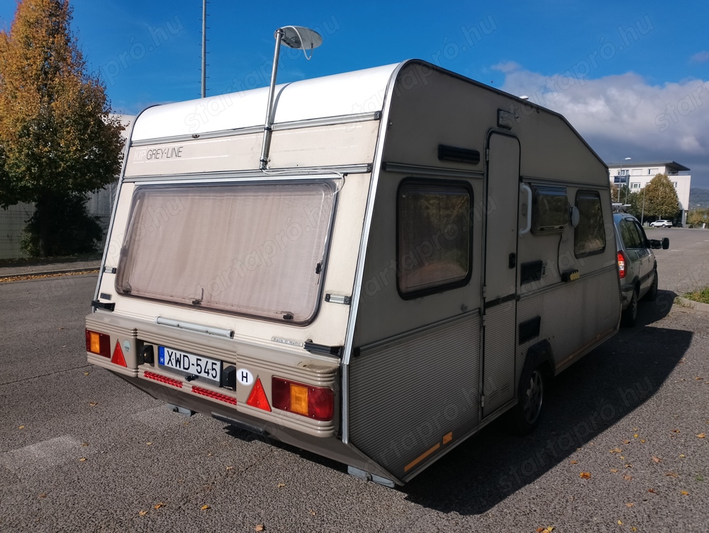 Lakókocsi rendszámos KIP KG 42T GREY-LINE eladó,extrákkal