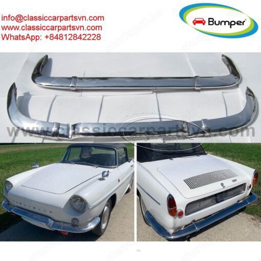 Renault Caravelle and Floride, coupé and cabrio (1958-1968) bumpers with covers 