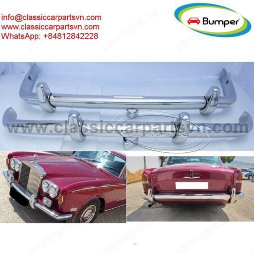 Rolls Royce Silver shadow 1 bumpers by stainless steel new 