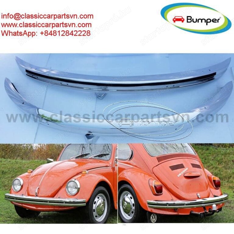 VW Beetle year (1968-1974) bumpers by stainless steel new