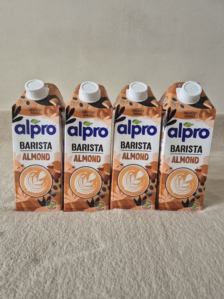 Eladó 4 db alpro barista almond ital (Egyben, áron alul!)