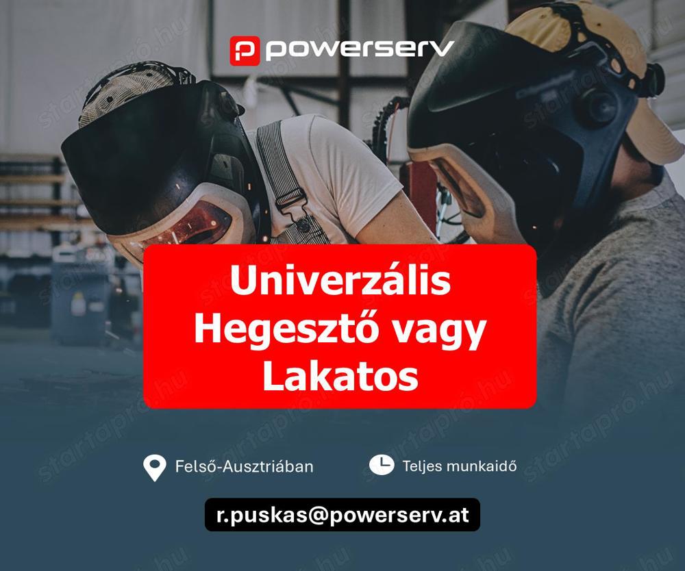 Univerzális Hegesztő vagy Lakatos