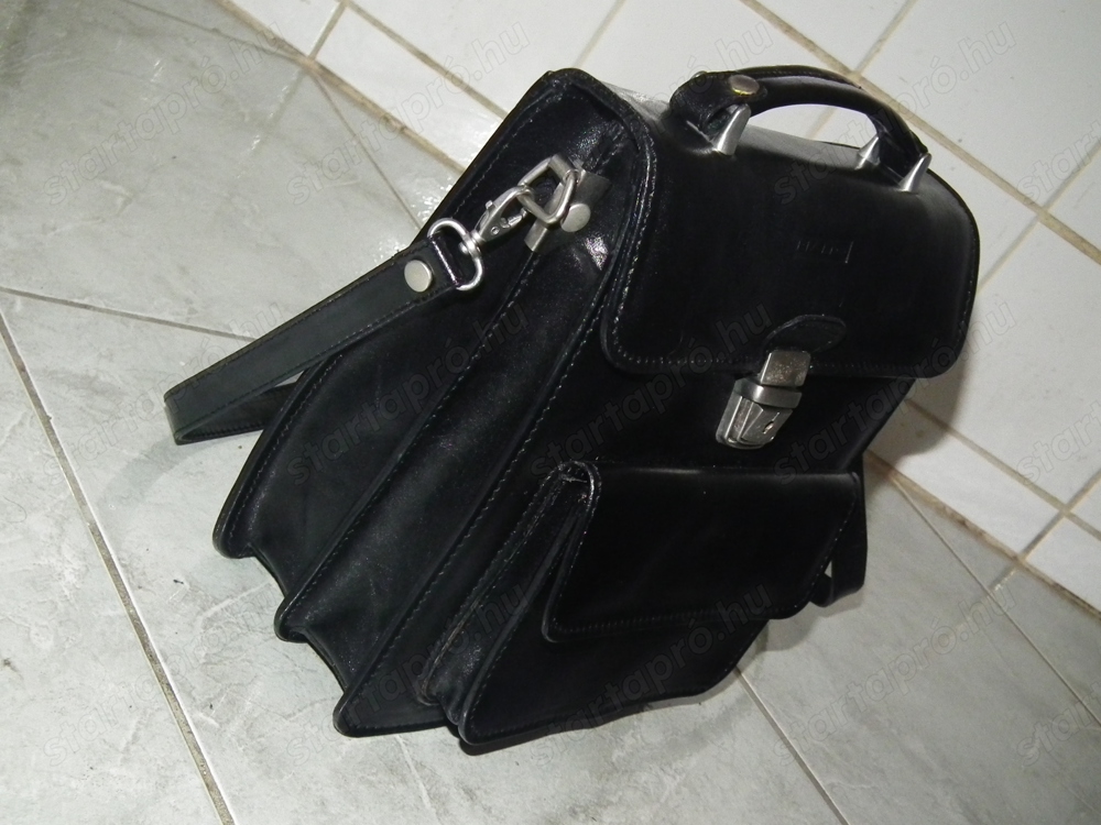 Remek újszerű Rialto férfi minőségi bőr táska bőrtáska olasz gyártmány