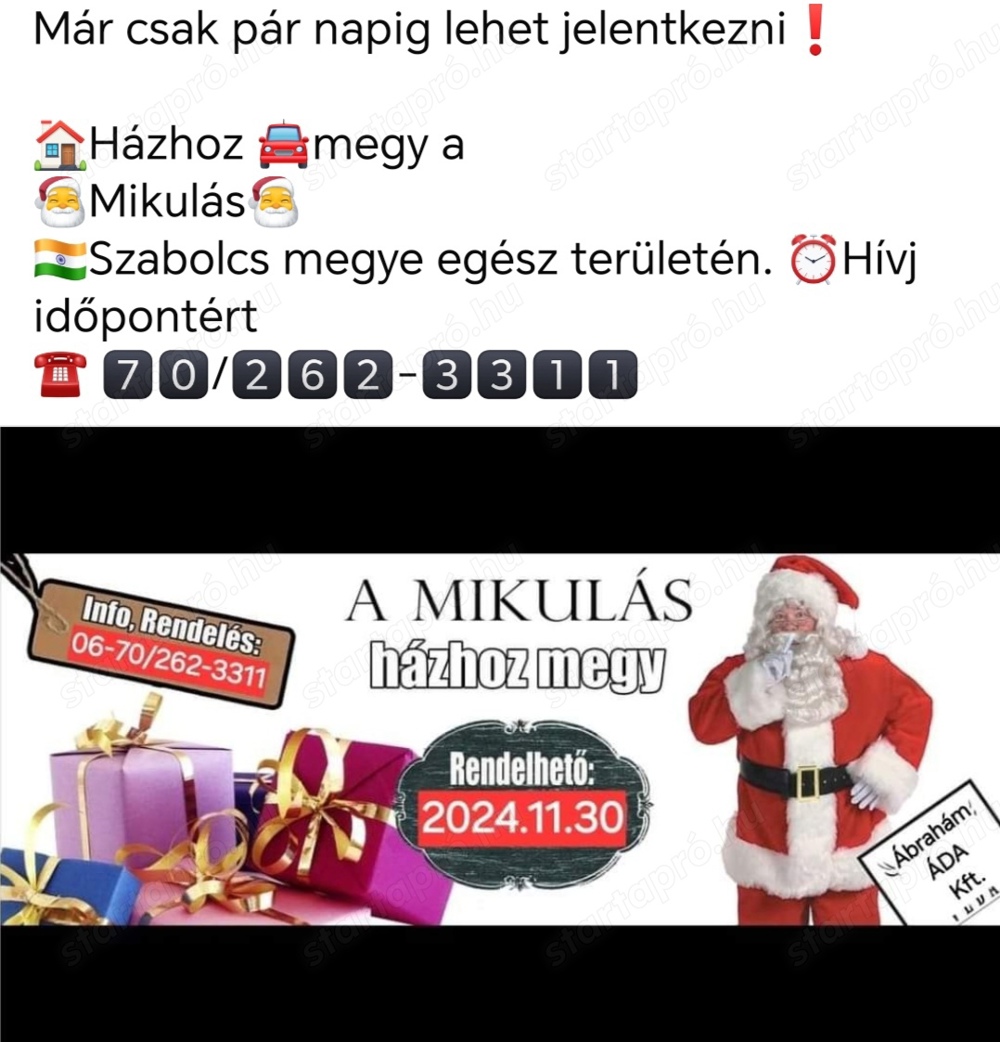 Házhoz megy a mikulás 