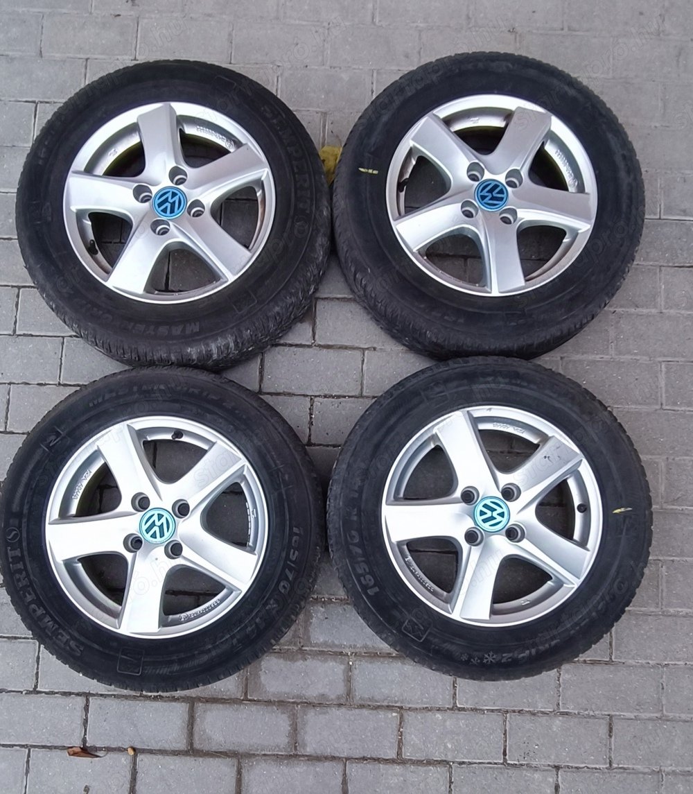 14" VW alufelni téli gumival