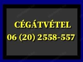 Cégátvétel! Tel: 06 (20) 255 8557, Cégmegszüntetés Felszámolás