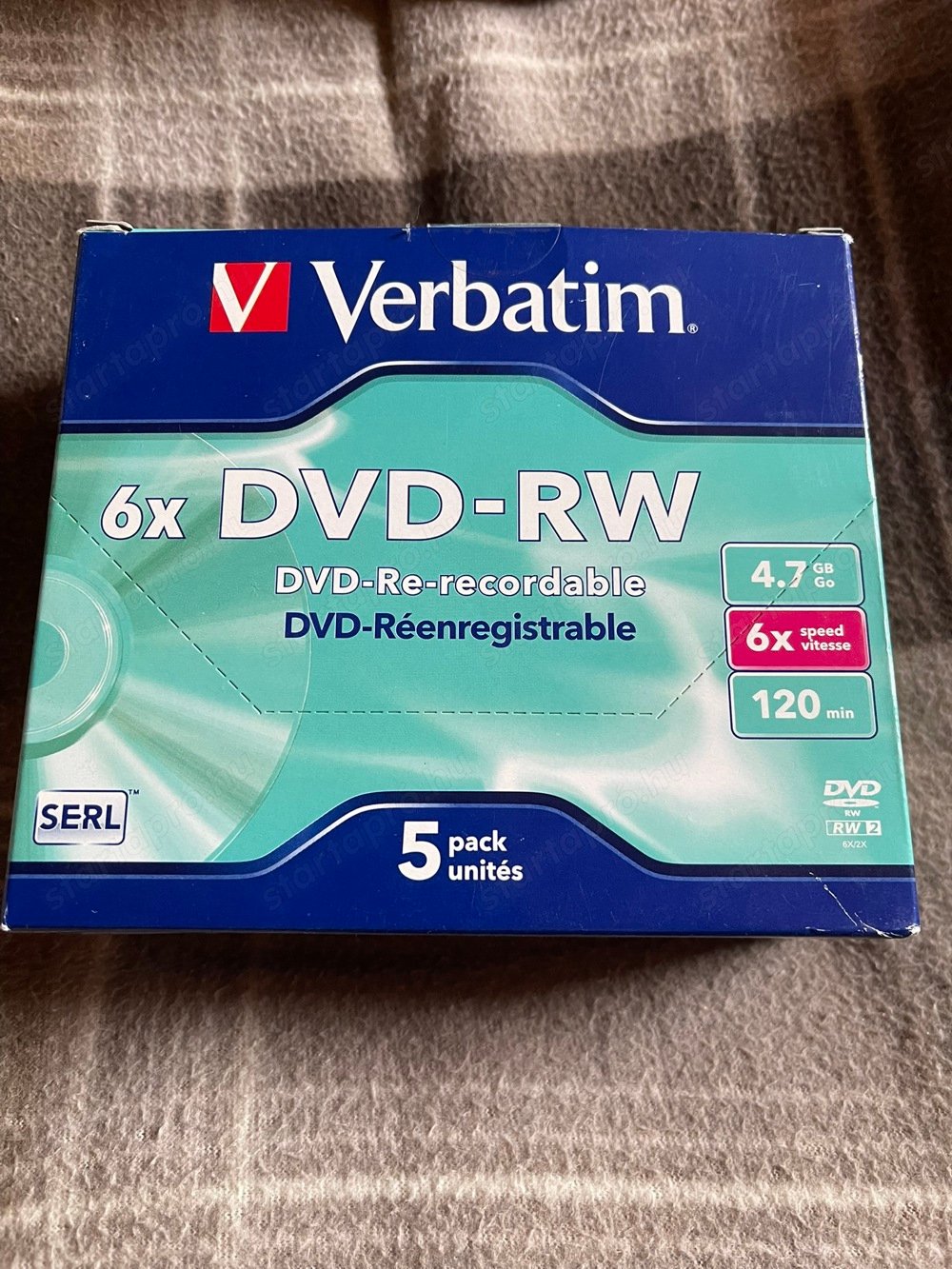 Verbatim DVD-RW 6x 5db új