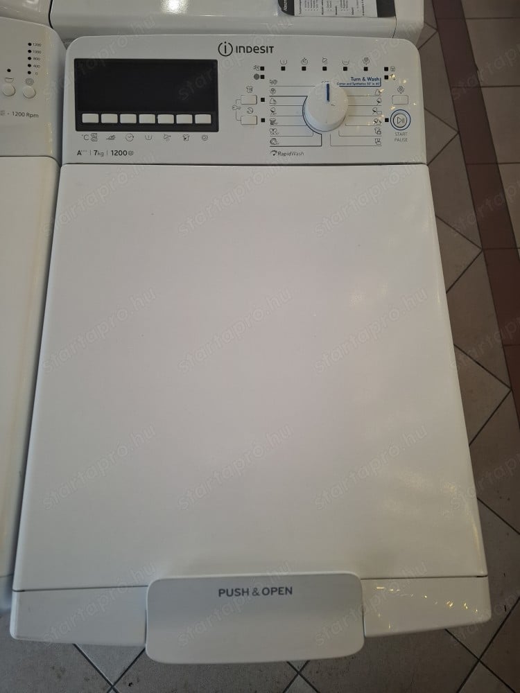 Felújított Indesit BTW E71253P Felültöltős Mosógép [HFV684] 6 hónap garancia