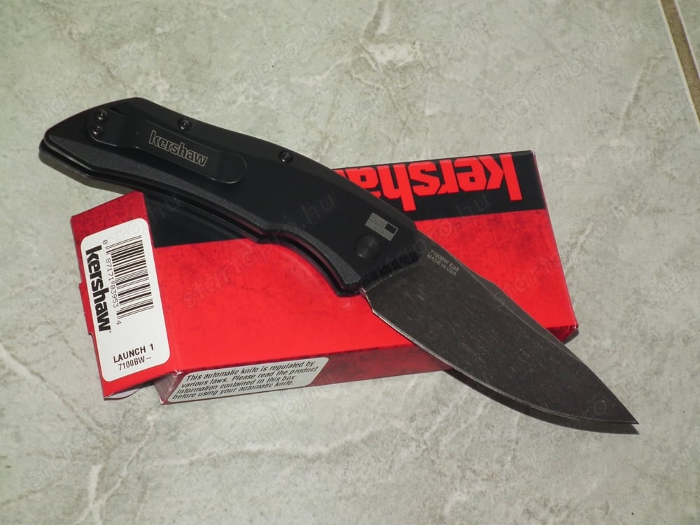 Kershaw Launch 1 K-7100BW prémium bicska CPM154 acél dobozos, új