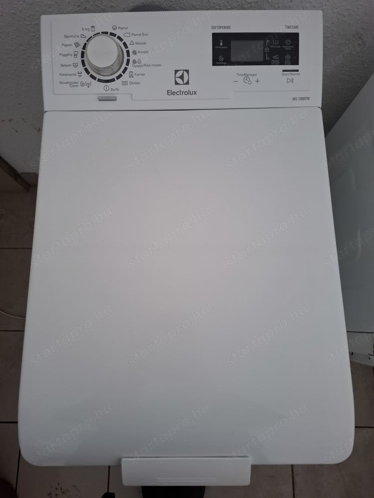 Használt Electrolux EWT1266ESW Felültöltős Mosógép [H16420] 3 hónap garanciával