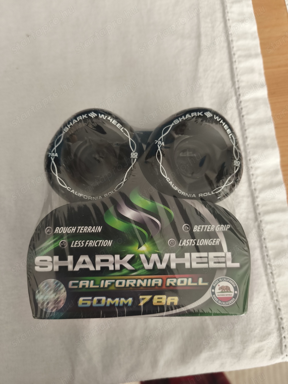 Shark Wheel fekete kerék