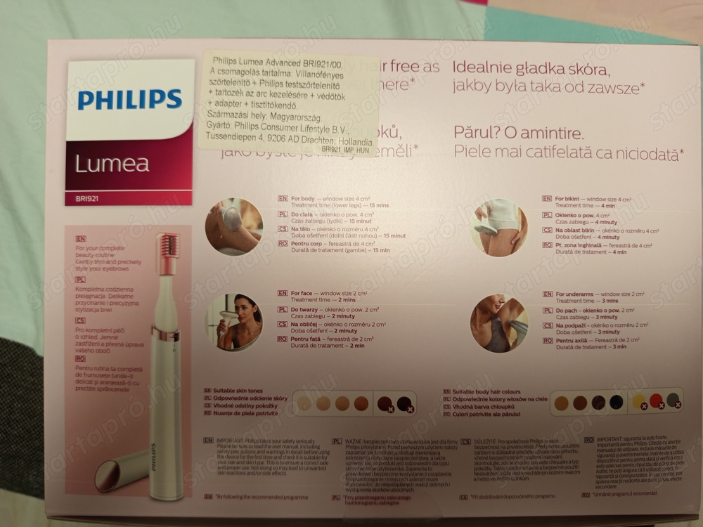 Philips Lumea villanófényes szőrtelenítő eladó.