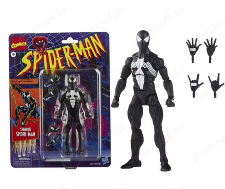 Hasbro Legends series Pókember Black Costume Spider-Man  Spider-Man figura 