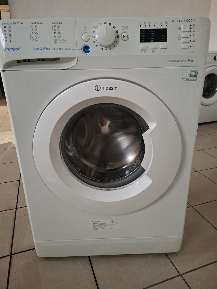 Használt Indesit BWSA 61053 Keskeny Elöltöltős Mosógép [H16500] 3 hónap garanciával