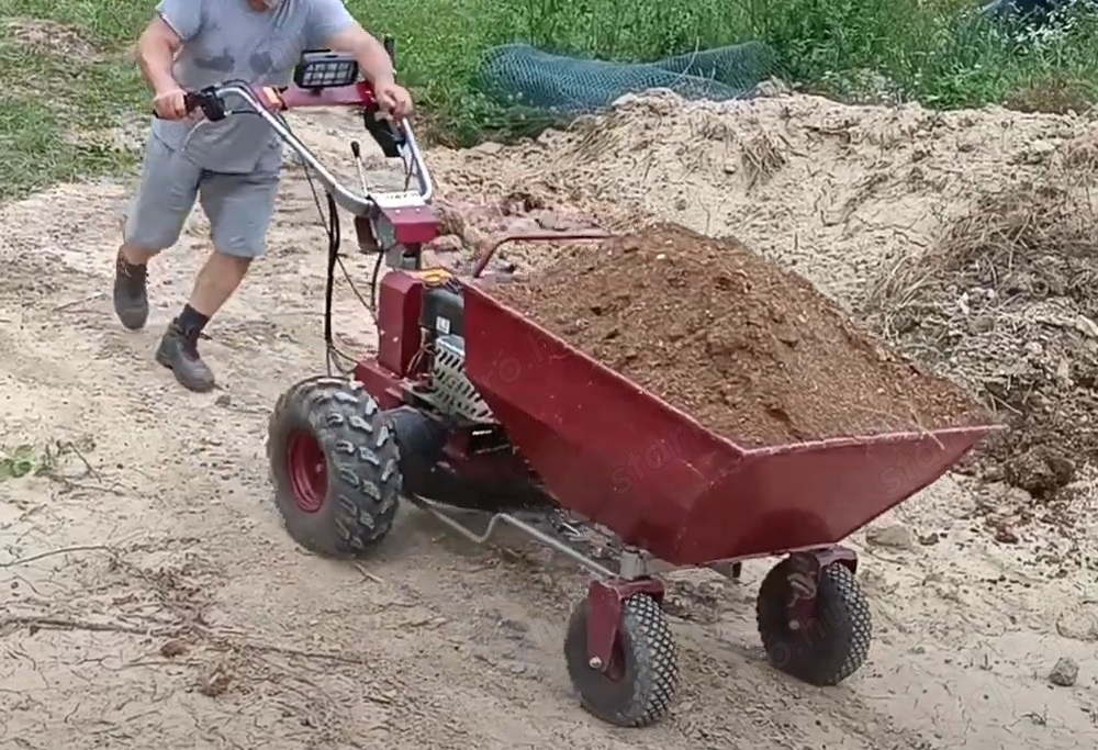 15,5 LE-s Cseh gyártmányú Dakr Panter KOR 220 minidömper szenzációs áron