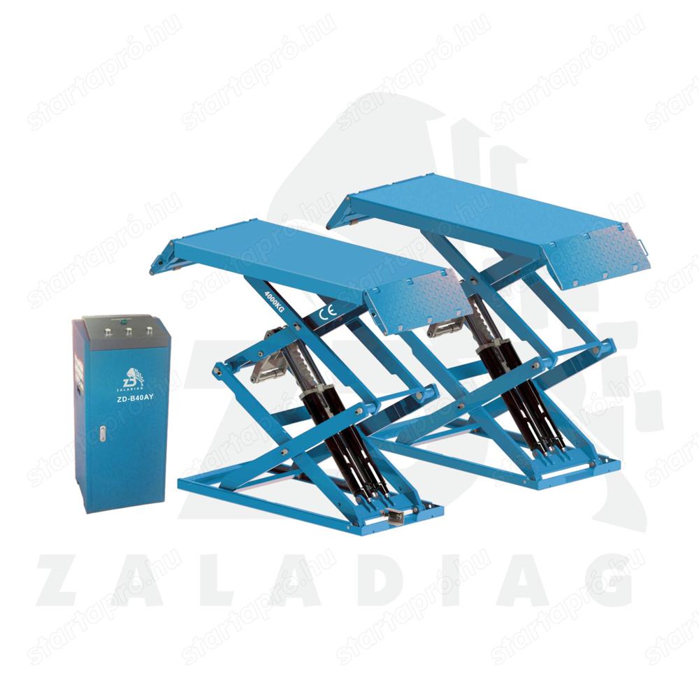 Ollós emelő, talajra helyezhető, 4 t