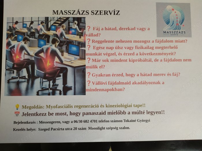 Masszázs szervíz