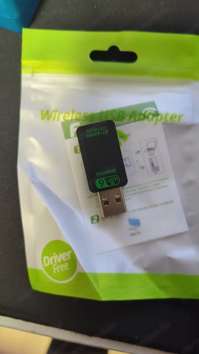 Wifi 6 USB adapter dual band 2.4 és 5 GHz  New AX900 USB WiFi 6 Bluetooth 5.4 Adapter 2in1 Dongle