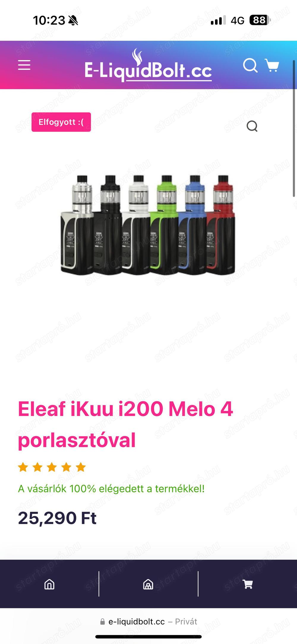 Eleaf Ikuu i200 elektromos cigi